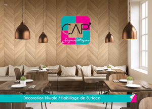 Cap’ Signalétique Brochure habillage de surface