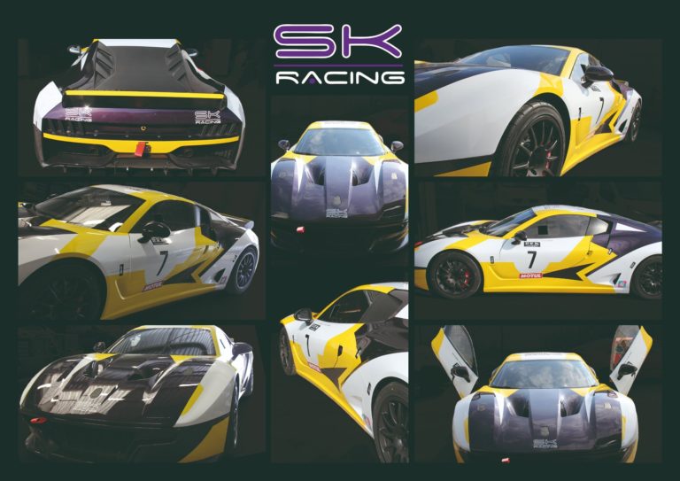 Covering voiture sport SK Racing – Cap’ Signalétique